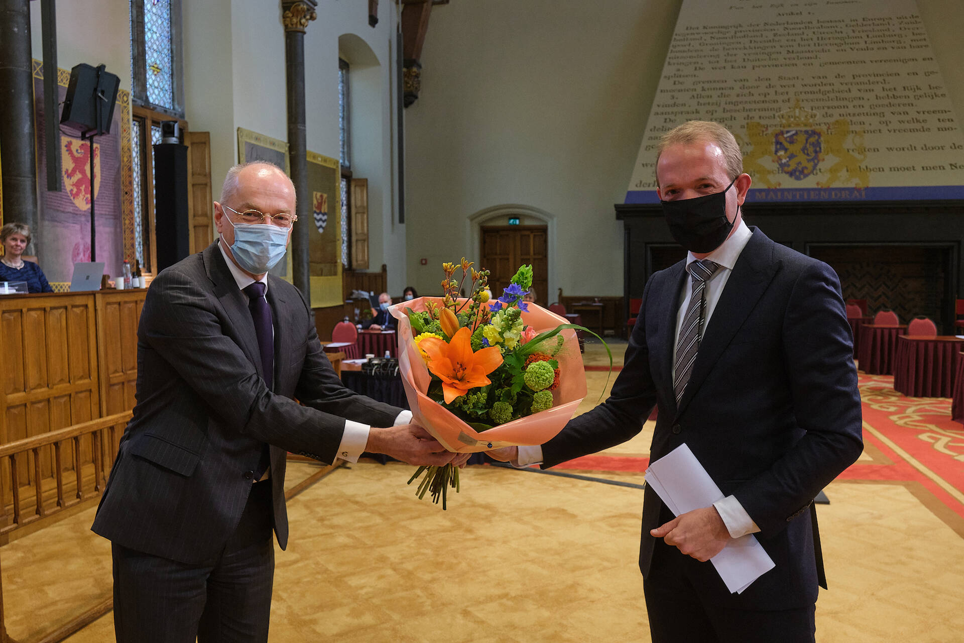 Felicitaties voor senator Talsma (ChristenUnie) die in het debat zijn maidenspeech hield