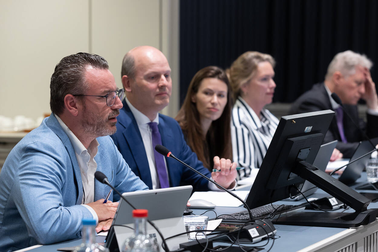 Robbert Lievense (links) is de nieuwe voorzitter van deze commissie