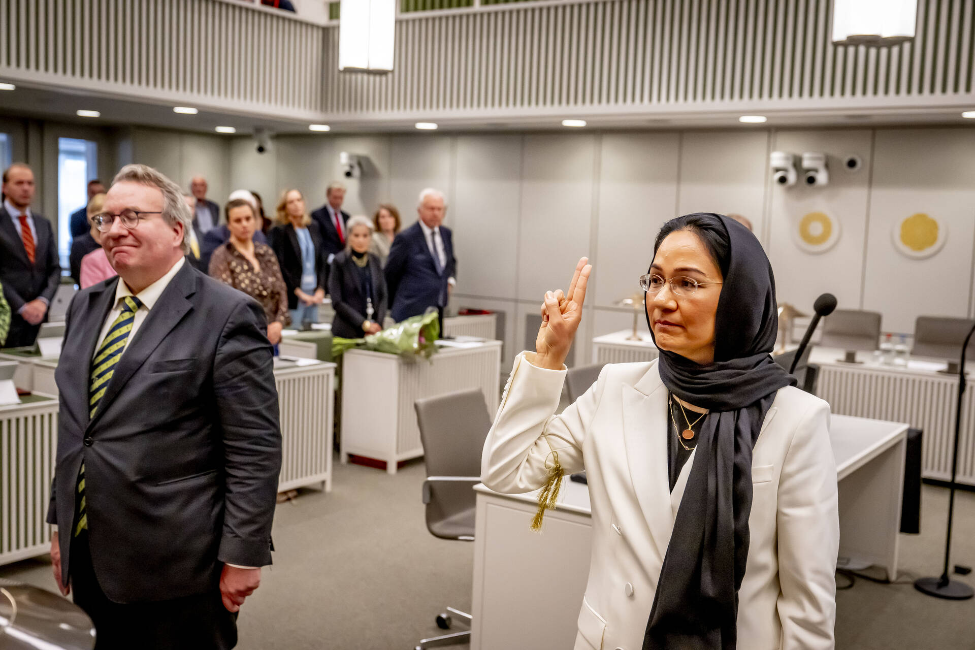 Shirin Musa (VVD) legt de eed af