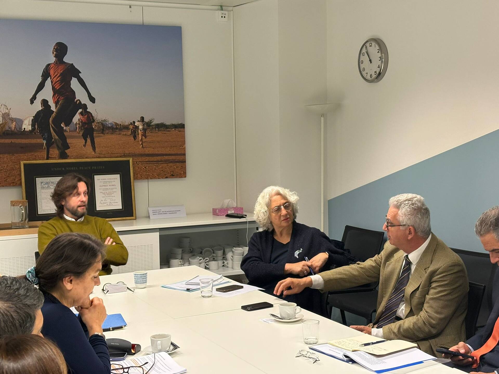 De delegatie bij de UNHCR